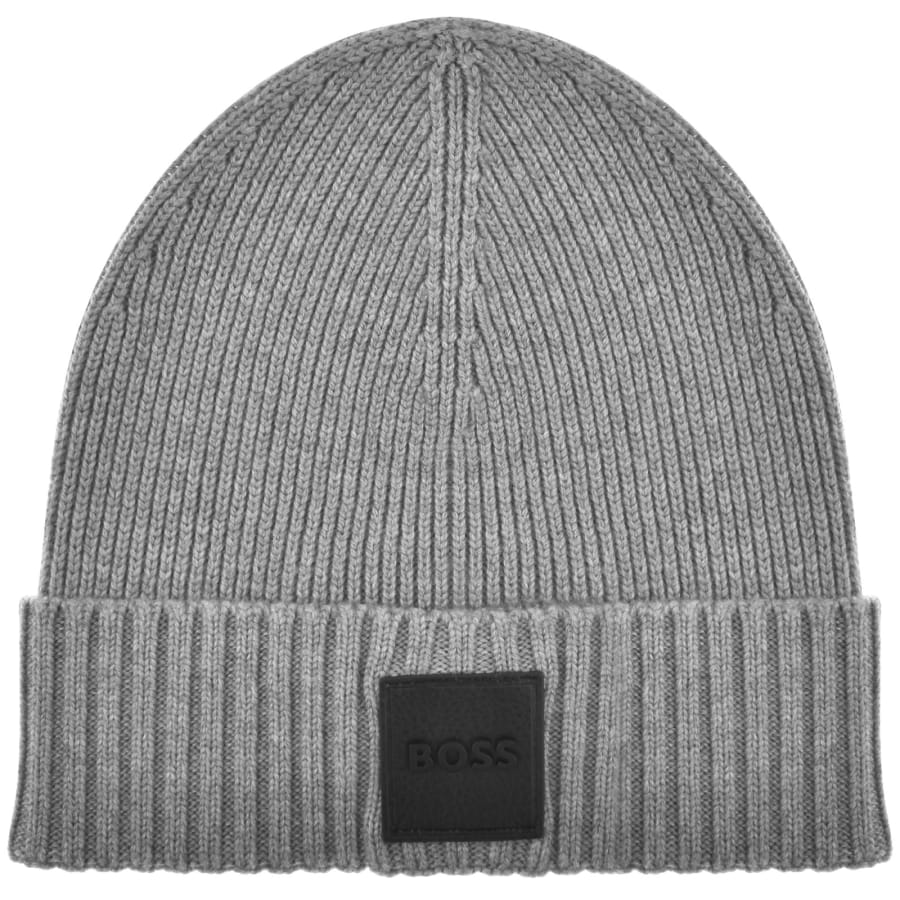 BOSS Flavio Wool Beanie Grey
